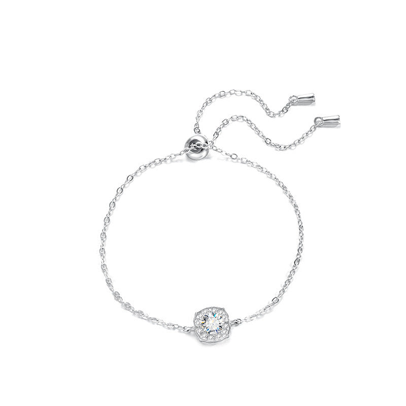 时尚简约Moissanite Hairui女士手链