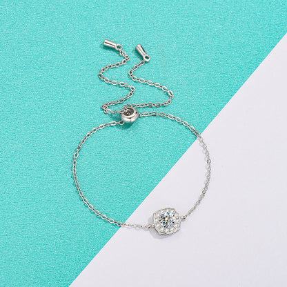 时尚简约Moissanite Hairui女士手链